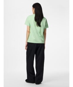Alternative view of PIECES PCRIA SS SOLID TEE Kirkas vihreä