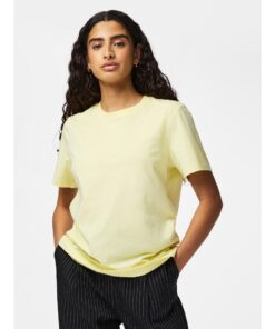 Alternative view of PCRIA SS SOLID TEE FRENCH VANILLA