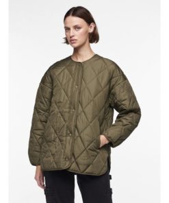 PIECES PCSTELLA QUILTED JACKET KALAMATA - Image 2