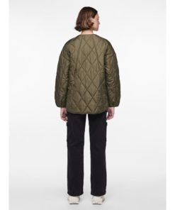 PIECES PCSTELLA QUILTED JACKET KALAMATA - Image 3
