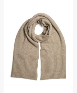 PIECES PCMOCCA LONG SCARF Vaaleanruskea