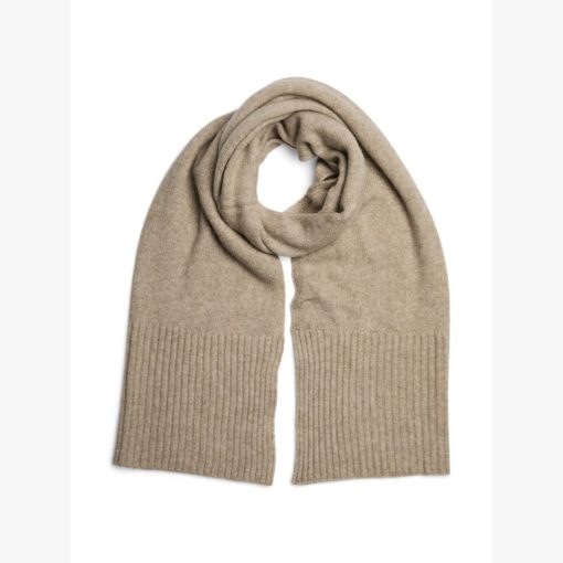 PIECES PCMOCCA LONG SCARF Vaaleanruskea