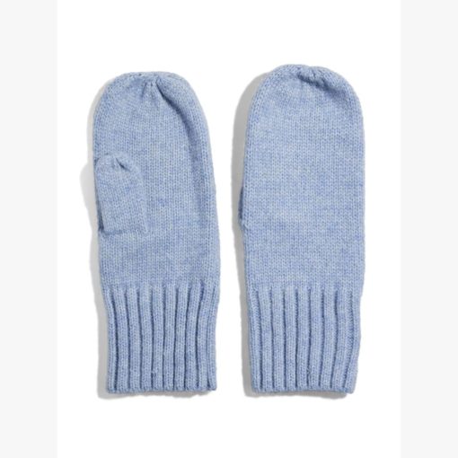 PIECES PCMOCCA MITTENS Vaaleansininen