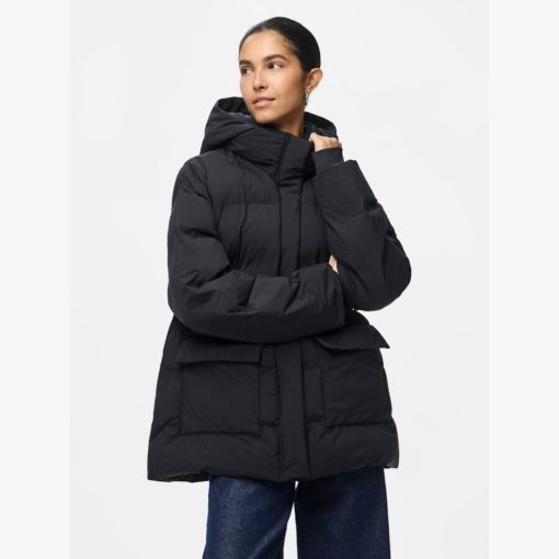 PIECES PCNORMA PUFFER JACKET Musta - Image 2