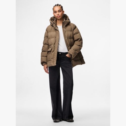 PIECES PCNORMA PUFFER JACKET MOREL - Image 2