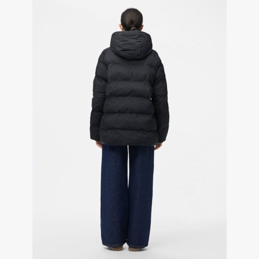 PIECES PCNORMA PUFFER JACKET Musta - Image 6