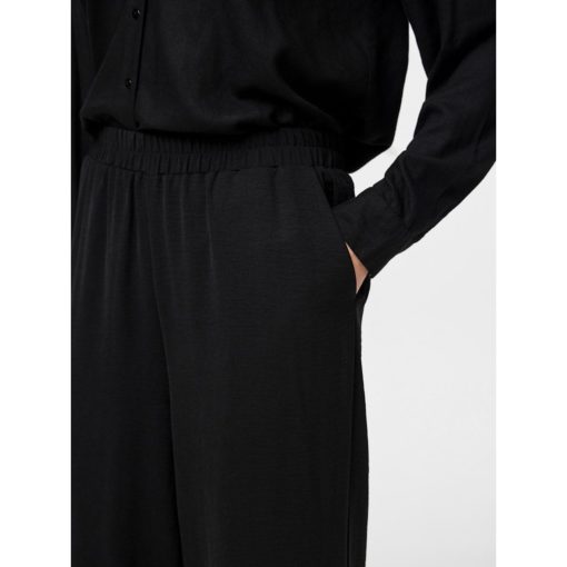 PIECES PCTIFFANY HW WIDE PANTS WNV Musta - Image 2