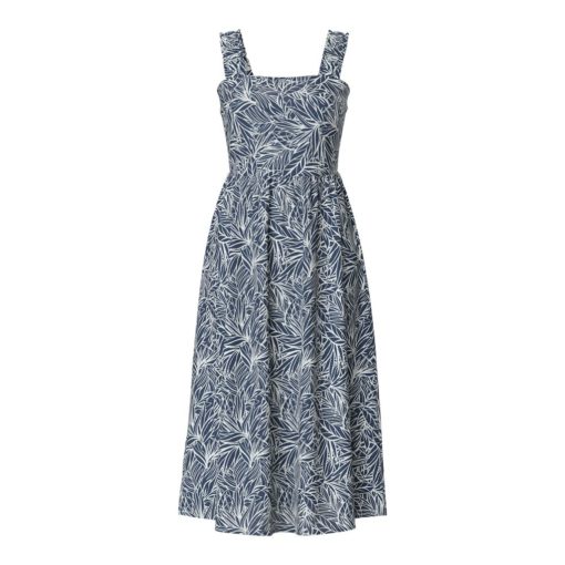 PIECES PCNYA SL MIDI DRESS OMBRE BLUE