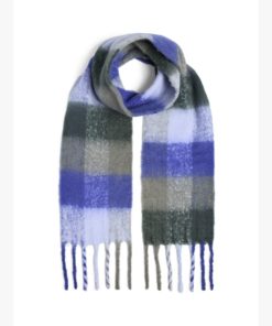 PIECES PCBEA NARROW LONG SCARF Sininen