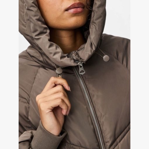 PIECES PCJOLIE LONG PUFFER JACKET MOREL - Image 7
