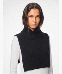 Alternative view of PIECES PCJANNI NECKWARMER Musta