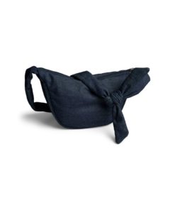 PIECES PCAMANDA DENIM KNOT BUMBAG Tummansininen
