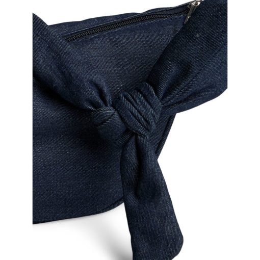 PIECES PCAMANDA DENIM KNOT BUMBAG Tummansininen - Image 4
