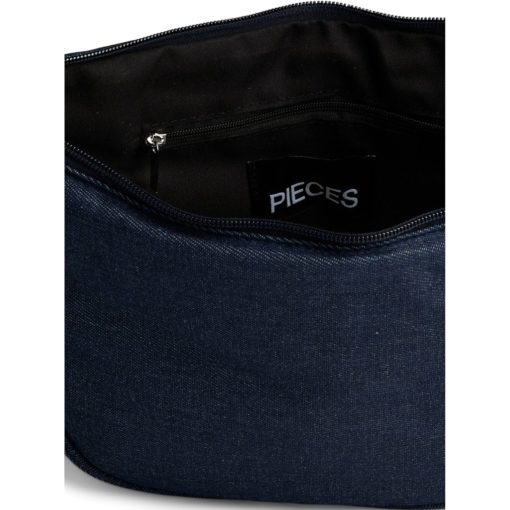 PIECES PCAMANDA DENIM KNOT BUMBAG Tummansininen - Image 2
