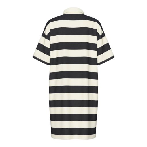 PIECES PCCHILLI SUMMER 2/4 POLO DRESS Mustaraita - Image 3