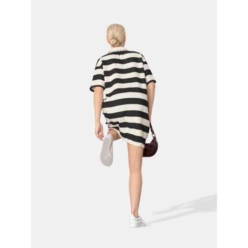 PIECES PCCHILLI SUMMER 2/4 POLO DRESS Mustaraita - Image 5