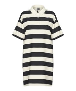 PIECES PCCHILLI SUMMER 2/4 POLO DRESS Mustaraita