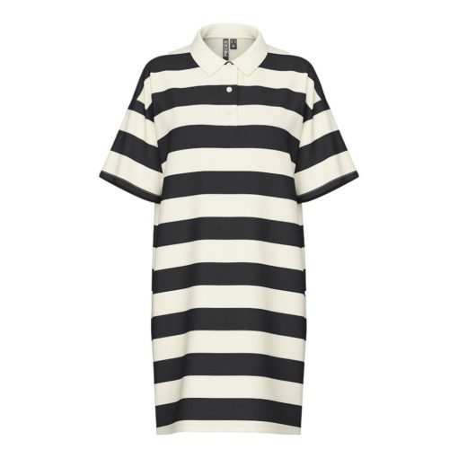 PIECES PCCHILLI SUMMER 2/4 POLO DRESS Mustaraita