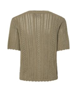 Alternative view of PIECES PCNUKA SS O-NECK KNIT CARDIGAN Havunvihreä