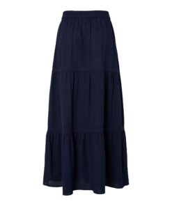 Alternative view of PIECES PCTOHIME HW ANKLE SKIRT LACETAPES Tummansininen