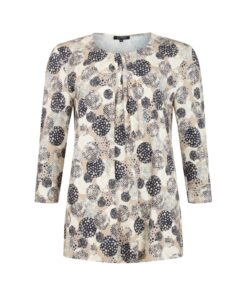 SUNDAY TRIKOOPAITA 3/4 Ruskea kuosi