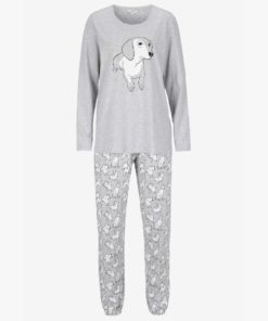 CB PYJAMA Vaaleanharmaa