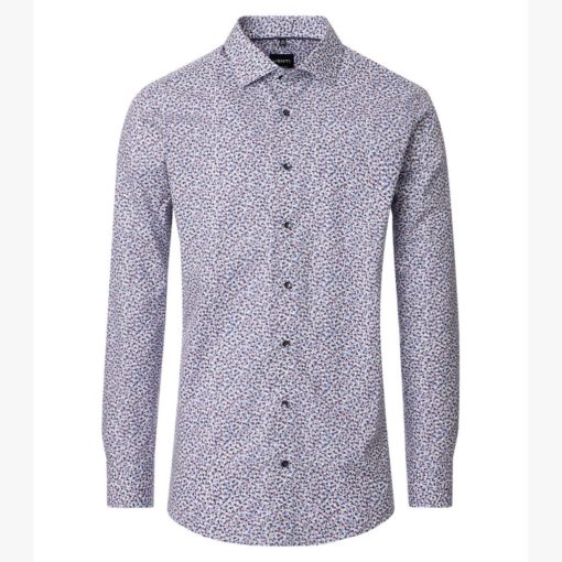VENTI KUVIOPAITA 1/1 MODERN FIT Punainen kuosi
