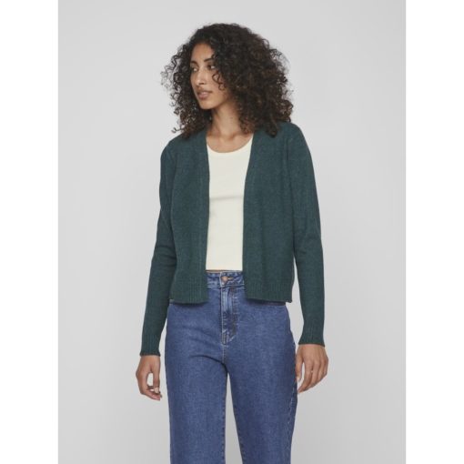 VILA VIRIL SHORT L/S KNIT CARDIGAN PONDEROSA PINE - Image 2