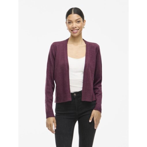 VILA VIRIL SHORT L/S KNIT CARDIGAN FIG - Image 5