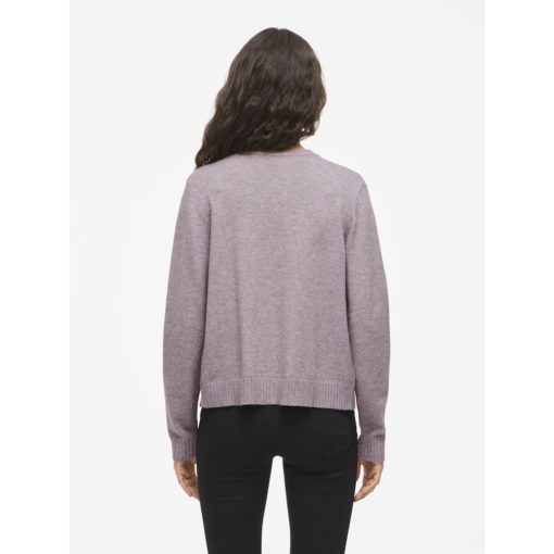 VILA VIRIL SHORT L/S KNIT CARDIGAN TOADSTOOL - Image 4