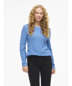 Alternative view of VILA VIDALO O-NECK L/S KNIT ALL ABOARD