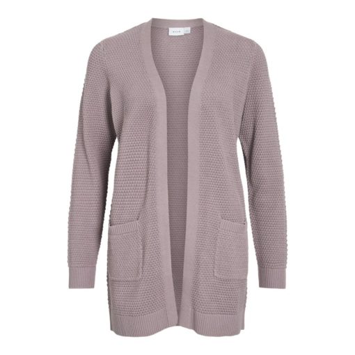 VILA VIDALO L/S KNIT CARDIGAN TOADSTOOL