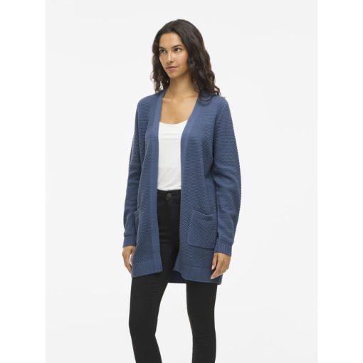 VILA VIDALO L/S KNIT CARDIGAN VINTAGE INDIGO - Image 5