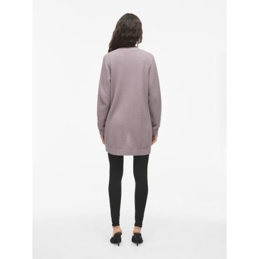 VILA VIDALO L/S KNIT CARDIGAN TOADSTOOL - Image 4