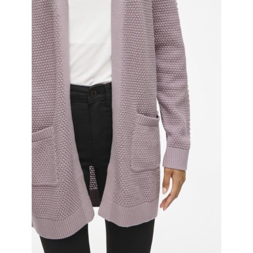 VILA VIDALO L/S KNIT CARDIGAN TOADSTOOL - Image 3