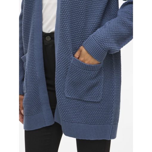 VILA VIDALO L/S KNIT CARDIGAN VINTAGE INDIGO - Image 3