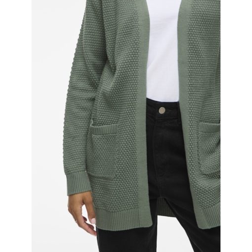 VILA VIDALO L/S KNIT CARDIGAN LAUREL WREATH - Image 3