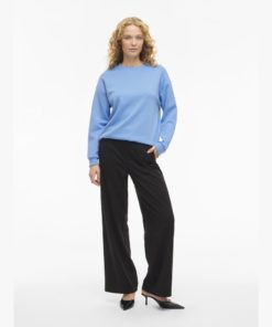 Alternative view of VILA VISANDY L/S SWEAT TOP Keskisininen