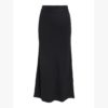 VILA VIRIL ANKLE KNIT SKIRT Musta