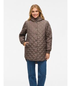 Alternative view of VILA VITATE L/S HOODED JACKET FALCON
