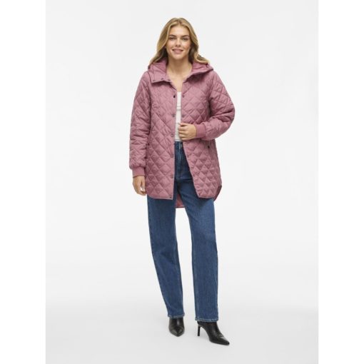 VILA VITATE L/S HOODED JACKET MESA ROSE - Image 5