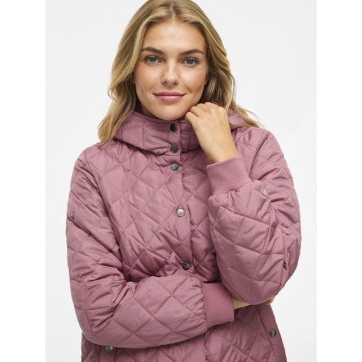 VILA VITATE L/S HOODED JACKET MESA ROSE - Image 4