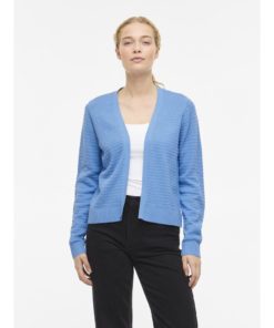 Alternative view of VILA VILOLLO SHORT L/S KNIT CARDIGAN Vaaleansininen