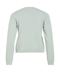 Alternative view of VILA VIMALU O-NECK L/S KNIT CARDIGAN Vaaleanvihreä