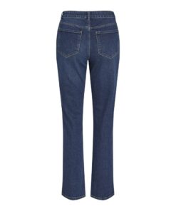 Alternative view of VILA VIALICE RW STRAIGHT JEANS DBD Tummansininen