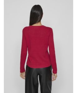 Vila naisten neulepusero punainen