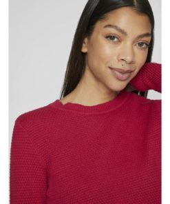 Vila naisten neulepusero punainen